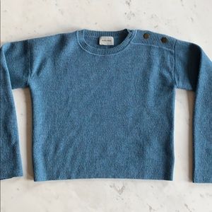 Blue green Rachel Comey sweater SAMPLE